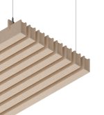 Baffle acustico EasySnap Low in feltro PET colore DF-04 Dark Jute