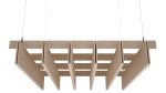 Baffle acustici EasySnap Medium installati a soffitto, vista 2