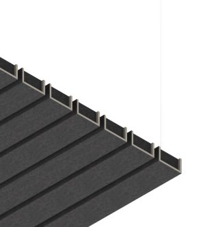 Baffle acustico EasySnap Wide in feltro PET accoppiato bicolore DF06-TF34