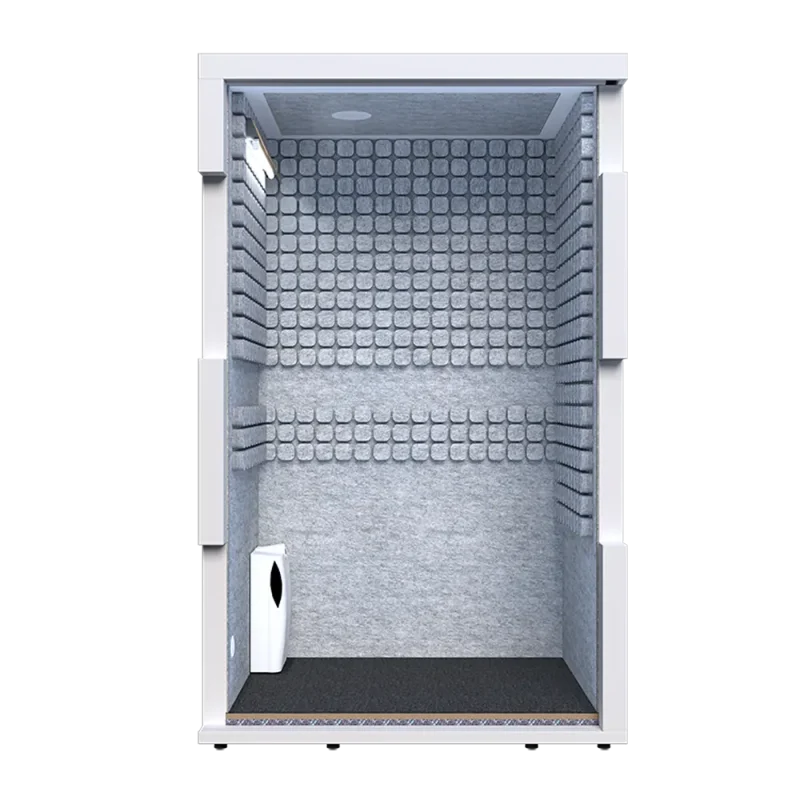 Box Insonorizzato Studiobricks One – vista frontale Box Insonorizzato Studiobricks One vista frontale