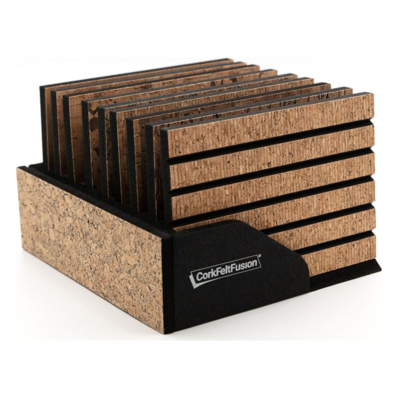 Campione CorkFeltFusion Sample Set - DeFelt Campione CorkFeltFusion Sample Set DeFelt - 8 pattern di sughero su feltro di PET