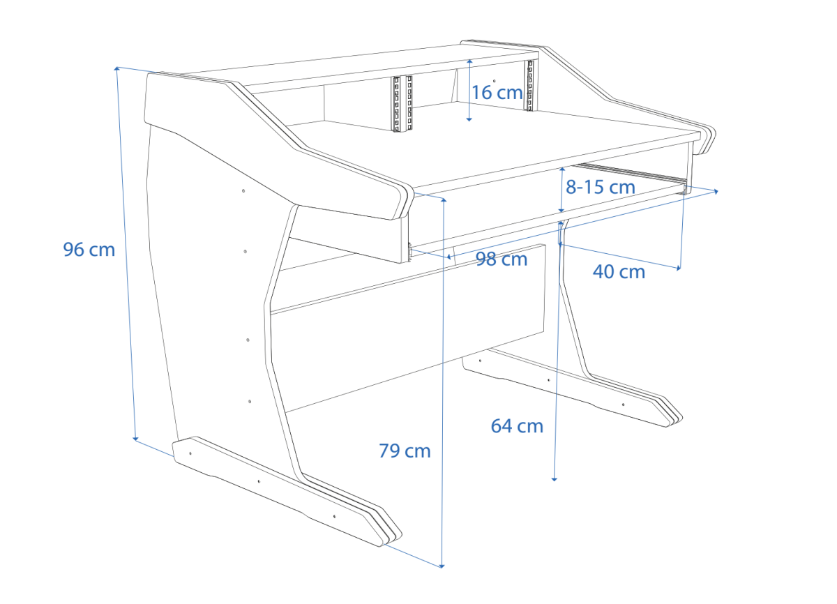 Disegno tecnico in prospettiva Artist 61 Buso Audio