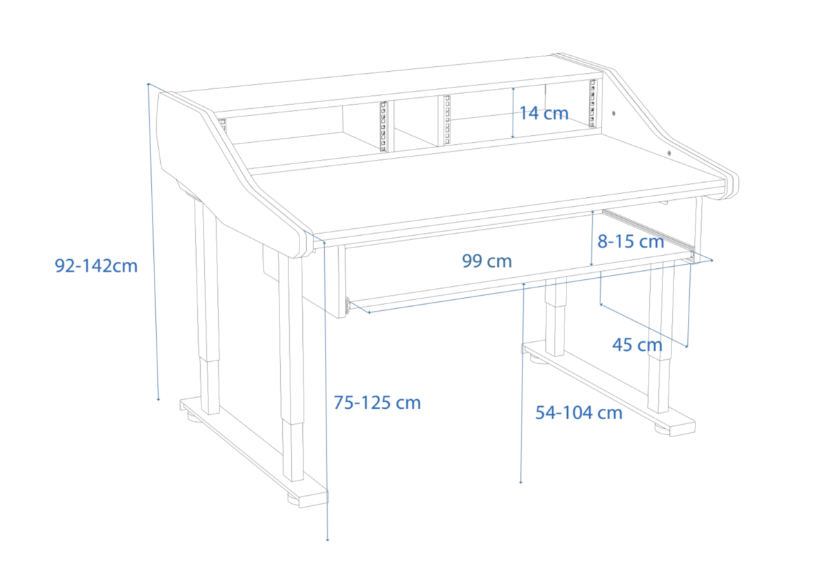 Disegno tecnico in prospettiva Artist Rise Pro 61 Buso Audio