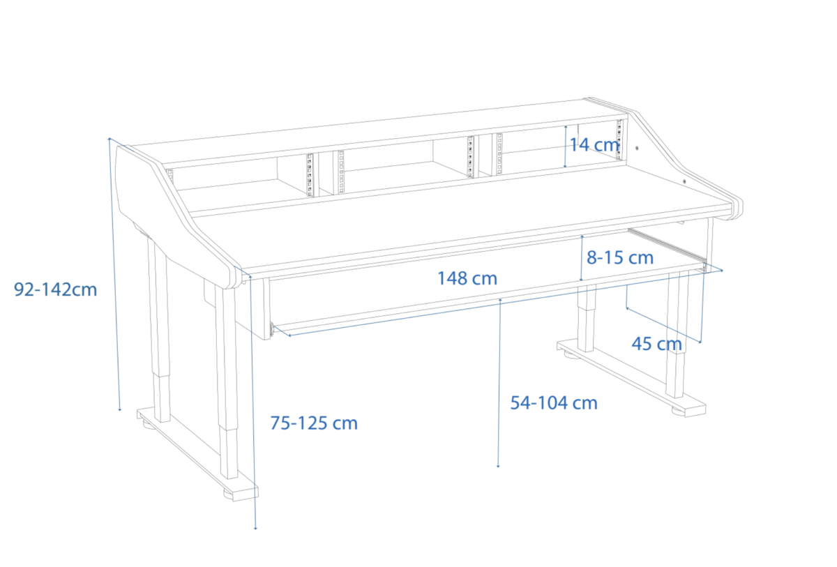Disegno tecnico in prospettiva Artist Rise Pro 88 Buso Audio