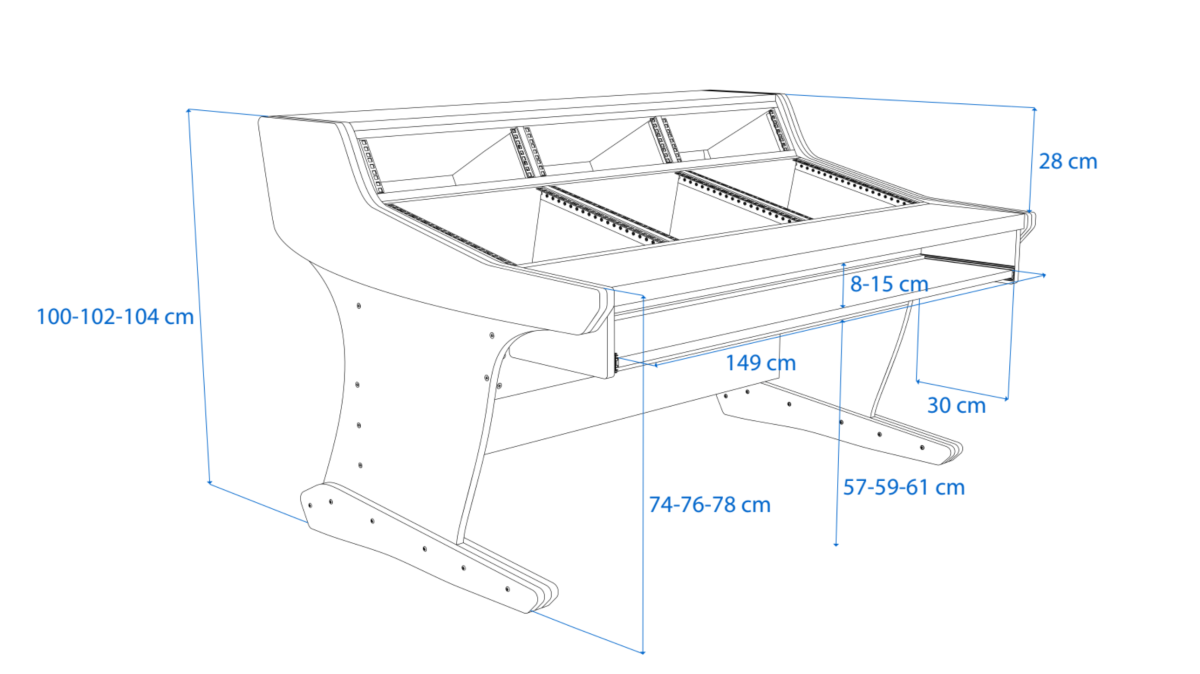 Disegno tecnico in prospettiva Studio Classic Buso Audio