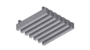 Baffle acustico EasySnap Casette in feltro PET, modulo da 600 × 600 mm