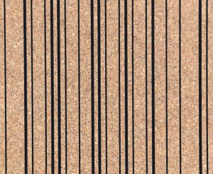 Rivestimento fonoassorbente in sughero CORK FELT Corduroy MIX