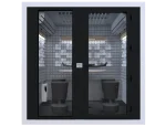 Interno del box Studiobricks Podcast Round, dettaglio pannelli e illuminazione
