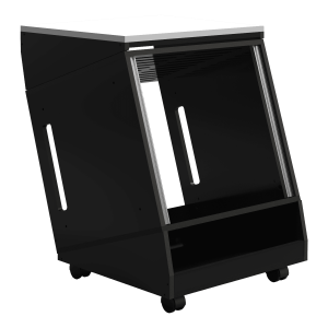 Sessiondesk ALEA NIVEL: rack da studio 10 unità con piano NIVEL, vista 1