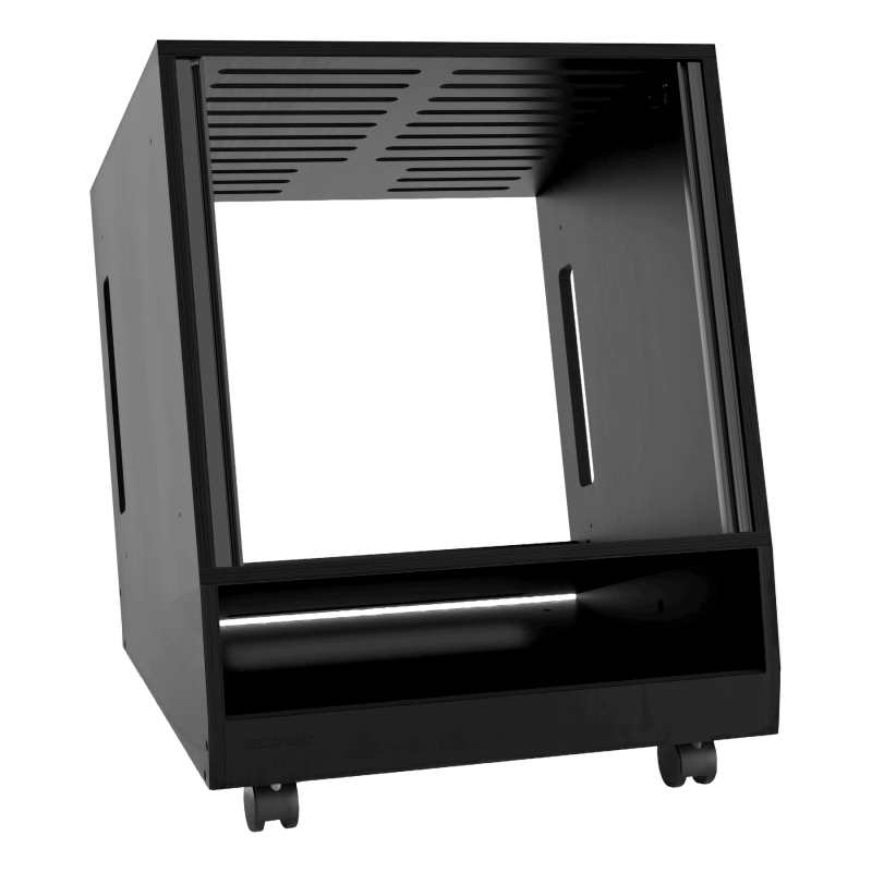 Sessiondesk ALEA: rack da studio 10 unità, vista 1