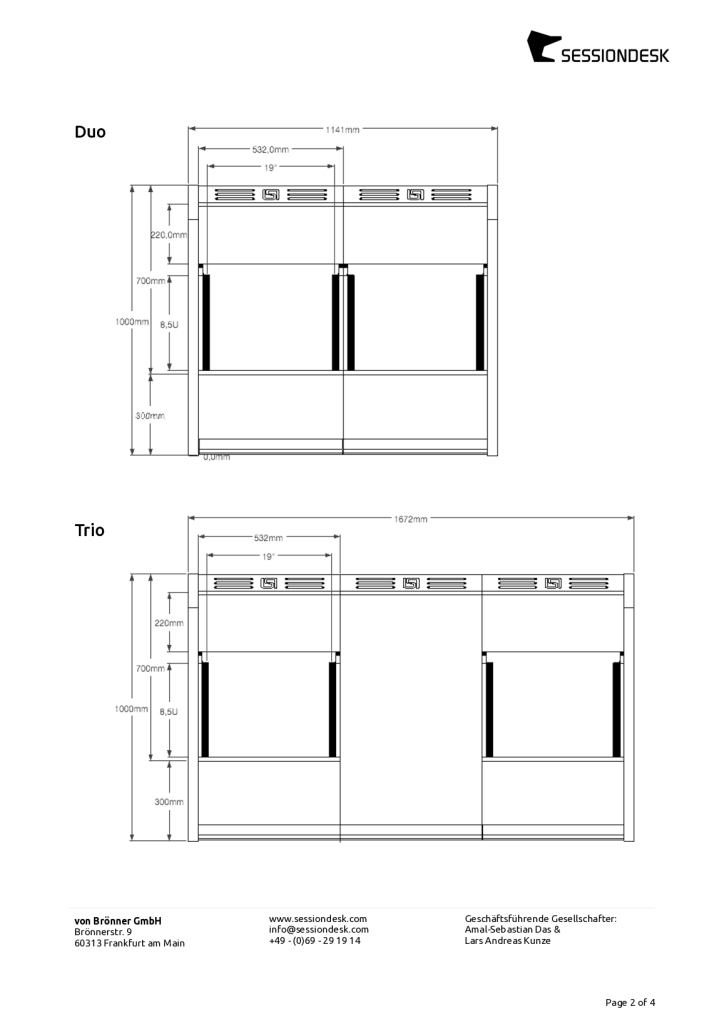 Disegno tecnico con misure