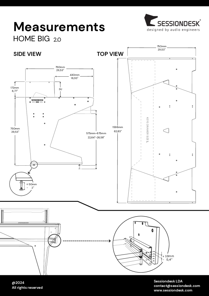 Disegno tecnico con misure