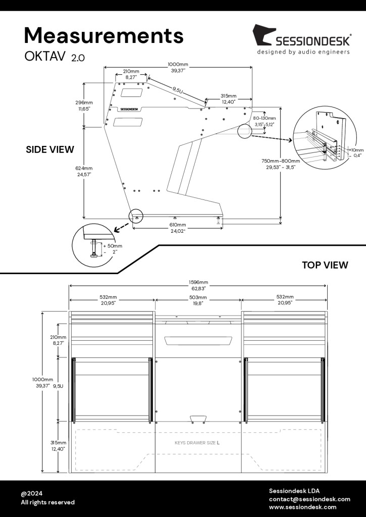 Disegno tecnico con misure