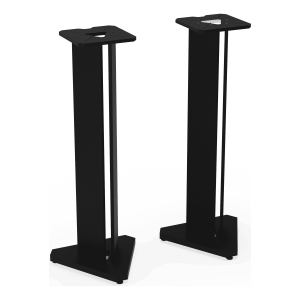 Sessiondesk STAND-UP 107: coppia di stand per monitor da studio, vista laterale