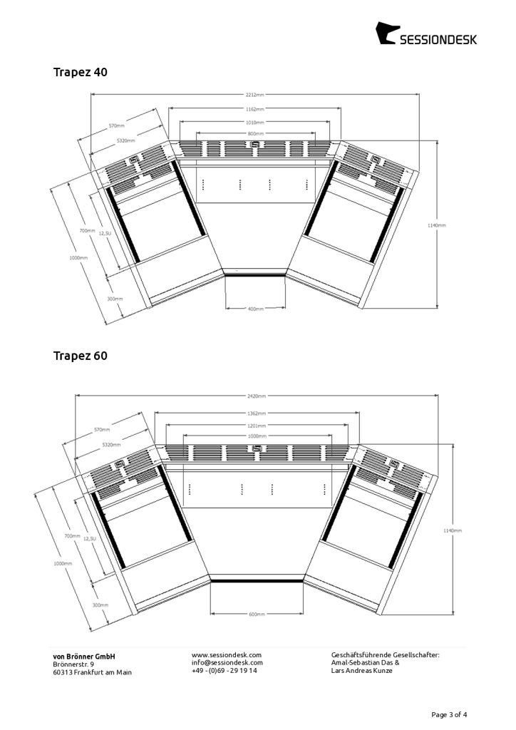 Disegno tecnico con misure