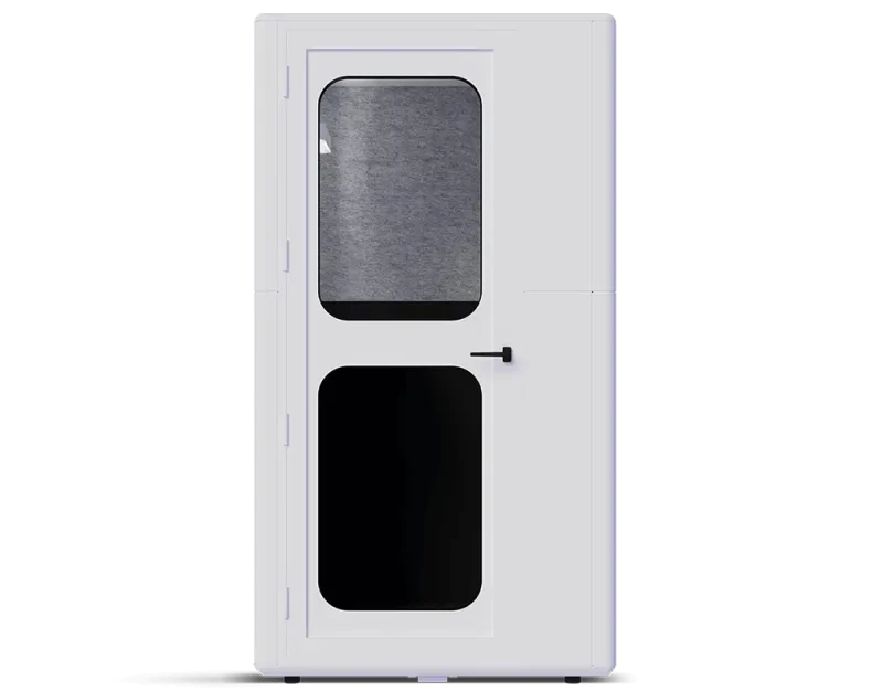 Studiobricks Hallo — box telefonico insonorizzato Studiobricks Hallo, box insonorizzato per telefonate e videochiamate in ufficio